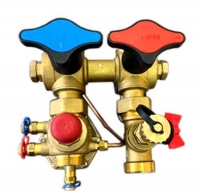 HerzCON - Direktanschluss für Fan Coils und AHU<br>  mit 110 mm Rohrmittelabstand