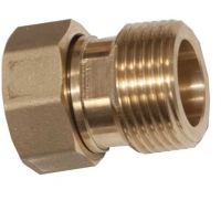 Anschlussverschraubung mit freidrehender Überwurfmutter G 1