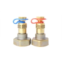 HERZ-Schnellmessventil Set 2 Stück gelbe Ausführung