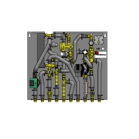 Wohnungsübergabestation Slovakia NT/HT mit Zirkulation