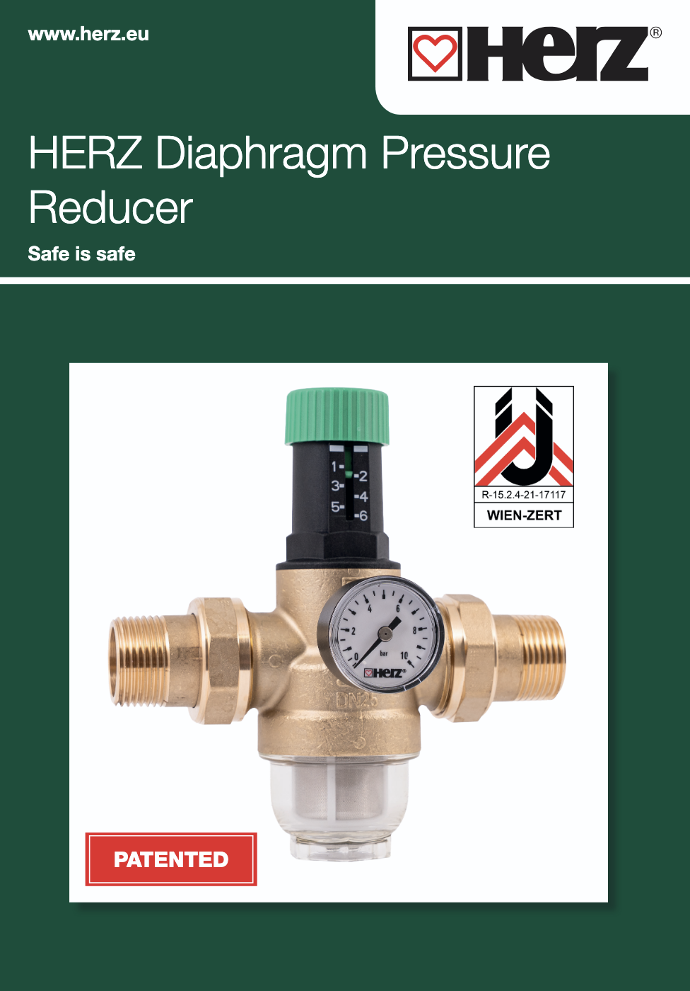 HERZ Diaphragm Pressure Reducer