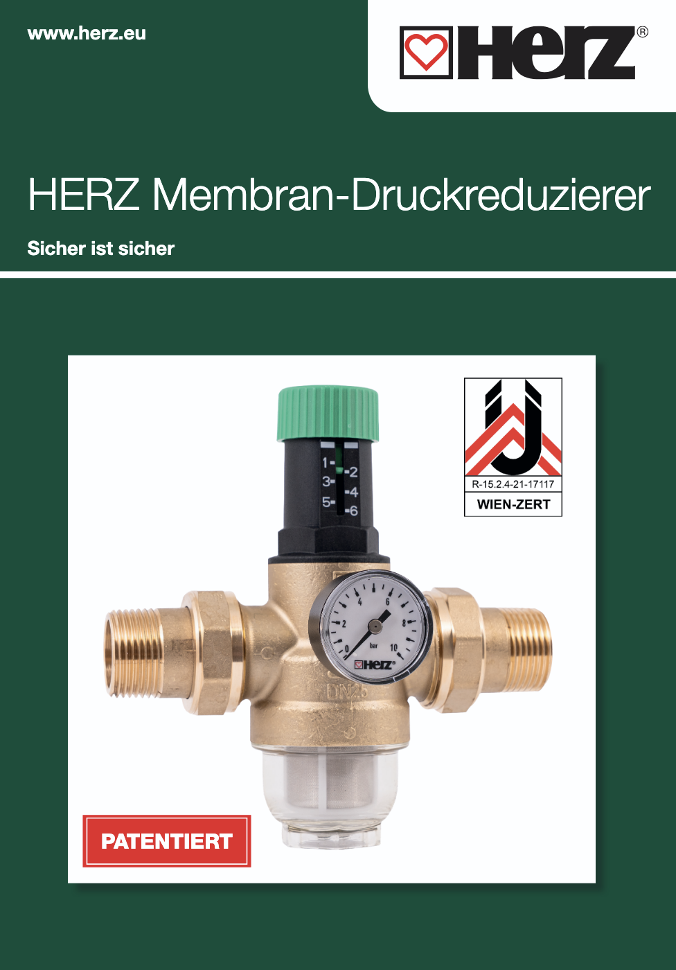 HERZ Membran-Druckreduzierer