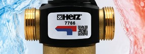 Im Kreis des Wassers<br>HERZ Thermostatisches Mischventil
